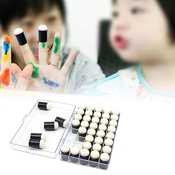 30 Pcs Finger Painting Sponge Daubers, Craft Drawing Sponges For Art