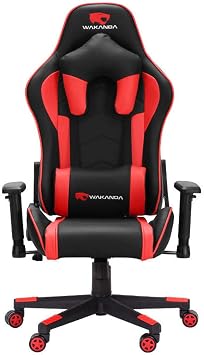 Gaming Chair Office Desk Chair 2D Multifunction Armrests Ergonomic Design Leather Chair