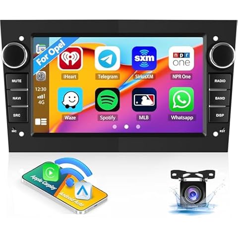 CAMECHO Android 13 Car Stereo with Sat Nav Cover