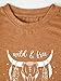 Fafaget Girl's Cowgirl Bull Head Graphic Tank Top Vintage Western Rodeo Graphic Shirt