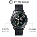 EZCO 5-Pack Screen Protector Compatible with Samsung Galaxy Watch 42mm, Waterproof Tempered Glass Screen Protector Cover for Galaxy Smart Watch [Scratch Resist] [99.9% Clear HD] [Anti-Bubble]