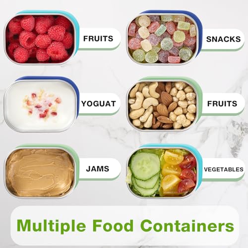 Gencywe 3-Pack 8oz Toddler Snack Containers