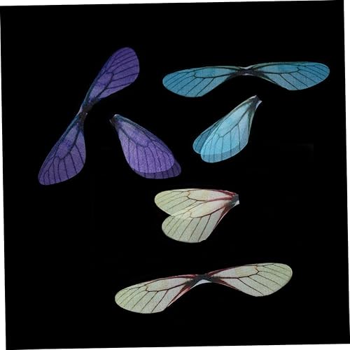 Miniatura 6 de NUOBESTY 100 piezas de accesorios para sombreros para adultos, manualidades, niña, joyería, decoración, collar, libélula colgante, llave voladora