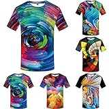 Männer O-Neck Hemden Kurzarmhemd Mit Knopf Einfarbig Oberteile Rundhals Bluse 3D Printing Schwarz Adler Shirts Tops Camouflage Kurzarm-Shirt Fashion Drucken Lässig Baumwolle Ausschnitt Print Brief Casual Streetwear Ärmellos Funktionsshirt Sport Gym Training Trainingsshirt