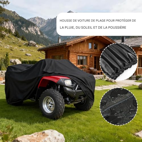 Housse imperméable pour véhicule tout terrain antipoussière extérieur - 2