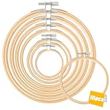 8 Tailles Cerceaux De Broderie (8-10-13-15-18-20-23-26cm), 16 Pièces Cercle à Broder en ...