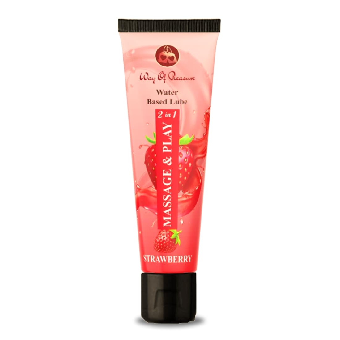 Lubricant Flavored water based non-sticky gel (Strawberry)-image-11