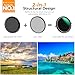 K&F CONCEPT 55mm Variable Fader ND2-32 ND Filter and CPL Circular Polarizing Lens Filter in 1 for Camera Lens Waterproof Neutral Density Polarizer Filter (Nano-D Series)