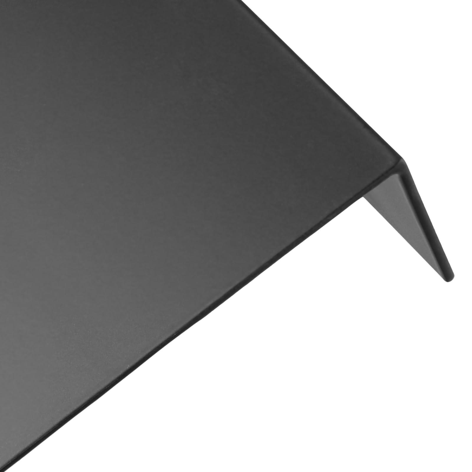 3-częściowy zestaw metalowych półek ściennych, 40 cm, czarne, wiszące półki ścienne ze śrubą do łazienki