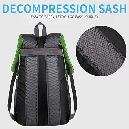 Mochila, Gainty Mochila de montanhismo à prova d'água 40L grande bolsa de ombro respirável para hom