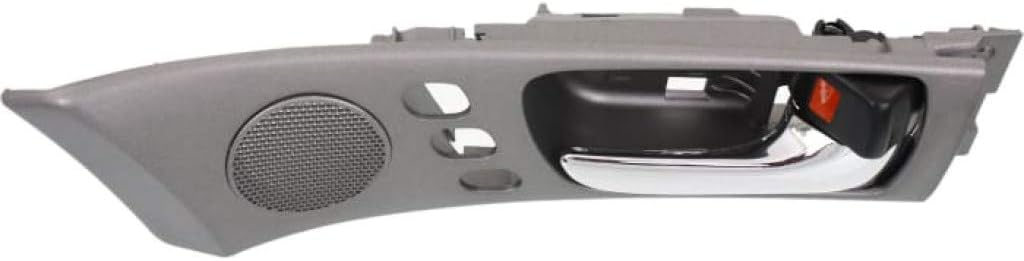 For Lexus ES330 2004 2005 2006 Interior Door Handle Front, Passenger Side Gray bezel with chrome lever | With door lock button| Trim: Base