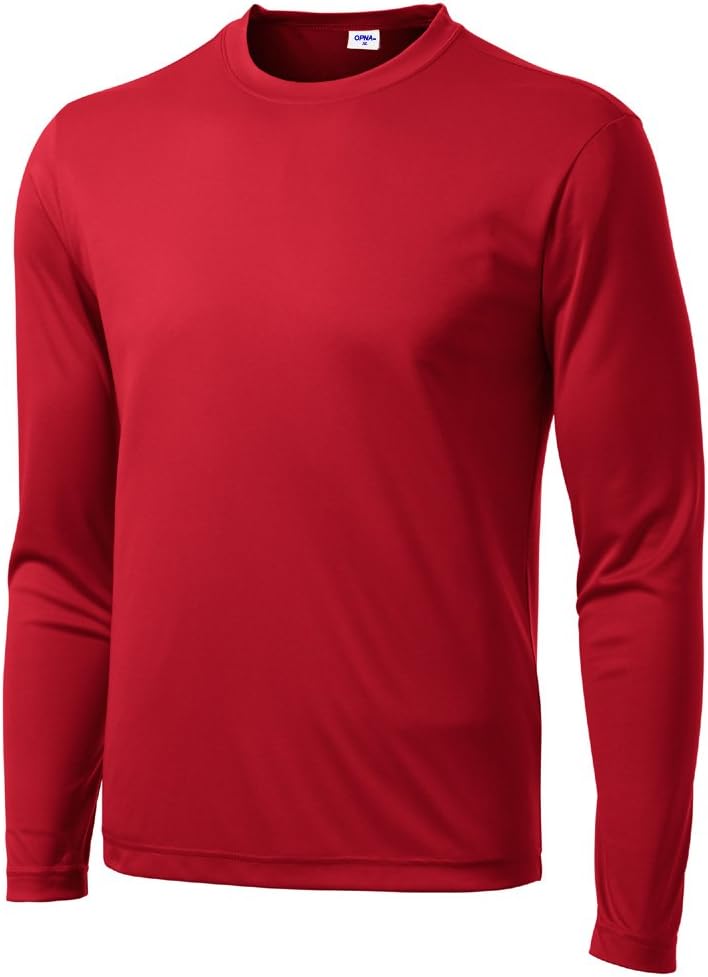 Opna Men's Long Sleeve Moisture Wicking Athletic Shirts