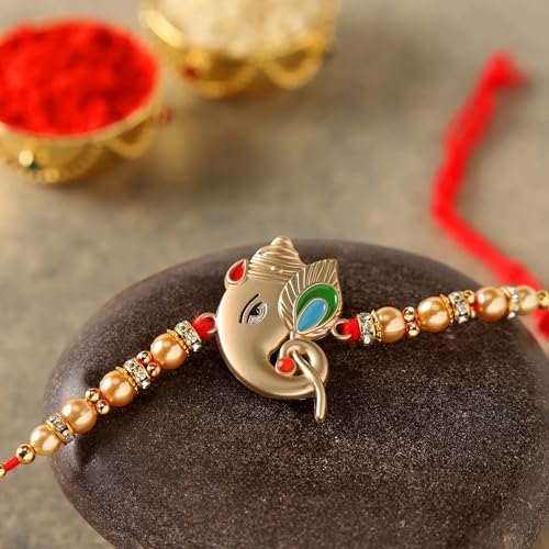 TIED RIBBONS Raksha bandhan Rakhi for Brother | Mini Card | Roli Tika - Rakhi Gifts for Brother2