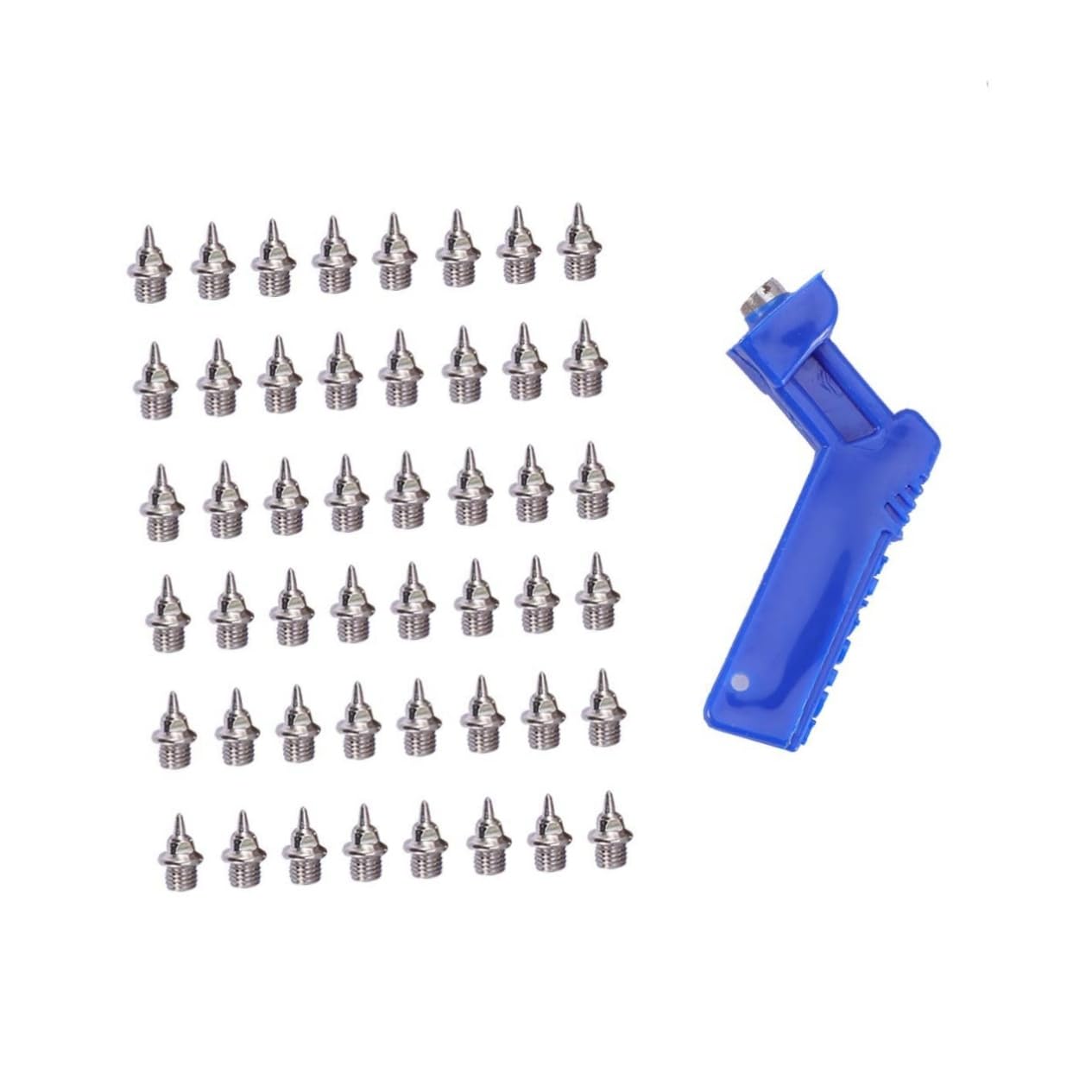GANAZONO Pyramid Needle Track Spikes 110pcs Stainless Steel Pack Sports Running Anti-Slip and Durable for Track Shoes