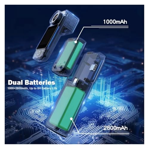 VBSNKLOI 8867 Cámara Acción 4K Resistente Agua miniatura 4