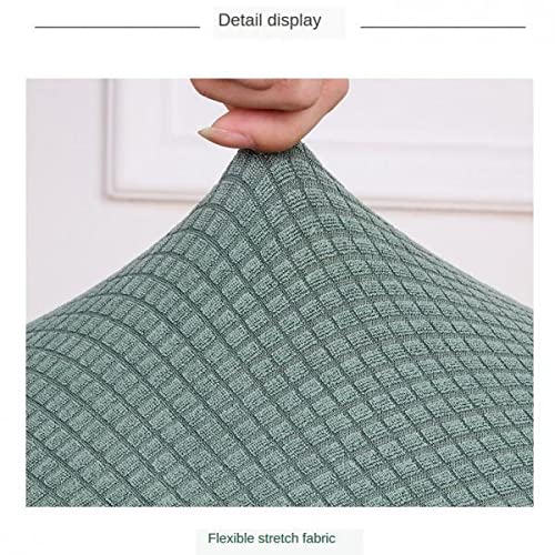 Housse élastique pour pouf marron antidérapante universelle - 4