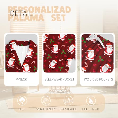 Custom Pajamas Set, Personalized Pajama with Face Photo Pjs Men Women Couples Funny3