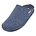 Produktbild HAFLINGER Flair Soft Filzpantoffeln aus Wollfilz Hausschuh Blau (Jeans 72), Gr. 42