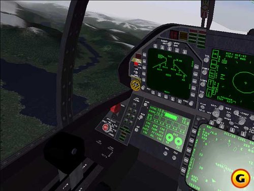 F/A-18 Super Hornet engaging in combat with an explosion in the background