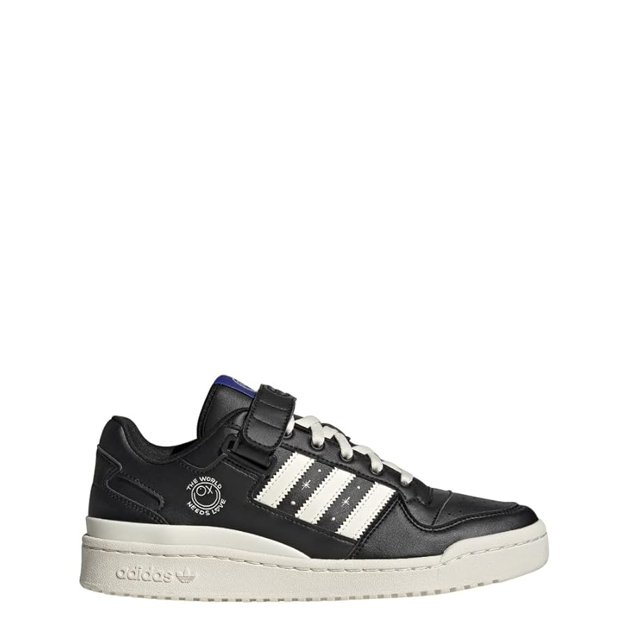 Amazon.com | adidas Men's Forum Low Sneaker, Black/Cream