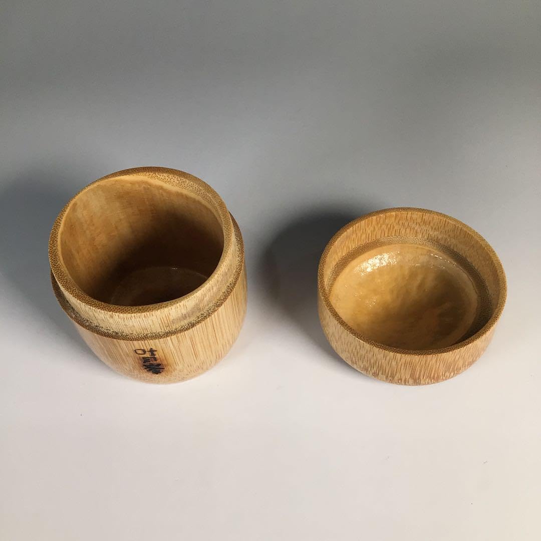 Amazon.co.jp: M127 棗 竹製 吐月峰柴屋寺 中棗 紙箱 茶道具