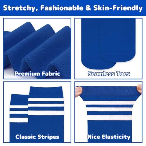 Image of Olreco 4 Pack Kids Soccer Socks Toddler Baseball Socks Youth Boys Football Sock Boys Girls Softball Sock Athletic Accessories