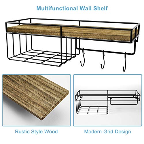 Alsonerbay Floating Shelves Wall Shelves For Bedroom Living Room, Wall Mounted Bathroom Shelves Decor Shelf Set Of 2 #TOP4