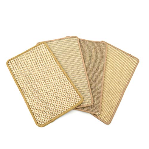 Baluue Tapete para arranhar gatos, tapete de sisal natural, tapete de garra, arranhador, gatinho, br