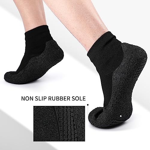 LUSWIN Tênis masculino feminino de meia descalço minimalista, sem queda, confortável, leve, ultra po