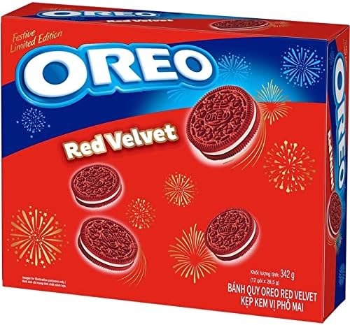 Oreo Red Velvet Festive Limited Edition Sharing Box 342g (Imported)