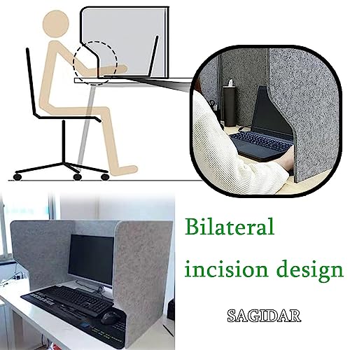Cloison de bureau pliable pour s'isoler des distractions sur table - 8