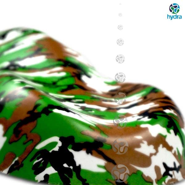 Pellicola Cubicatura Idrografia Hydrographics Hydrodipping Attivatore Activator Kit mimetico camo. Dimensioni: Larghezza: 50 cm. Lunghezza: 800 cm (HCA-041)