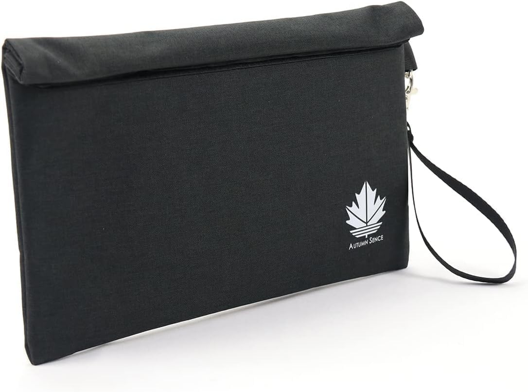 No Smell Container with Mesh Divider Smell Proof Bag 11" x 6" Odorless Stash Storage Pouch & Case Eliminate Stink Scent