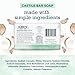 Kirk's Castile Bar Soap for Men, Women & Children - Made with Premium Coconut Oil, Sensitive Skin Formula, Vegan, Non GMO, Aloe Vera, 4 oz. Bars 6 Pack