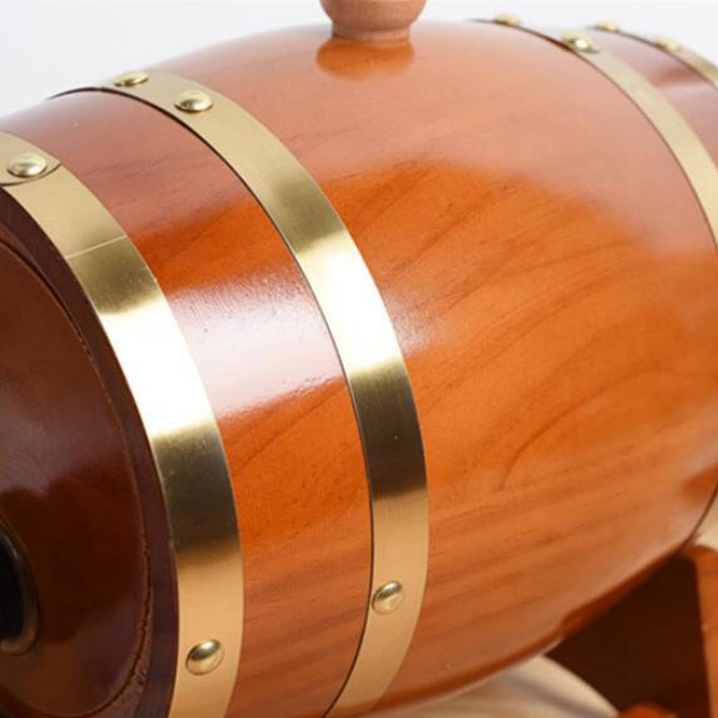 ワイン樽　本物 Amazon｜Perfk スタンド付きオークワイン樽 木製樽 ヴィンテージ保存