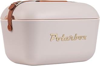 Retro Beach Cooler Vintage Picnic Lunch Box Bag Portable Cooler Travel Camping Hiking 90s Style Ice Chest