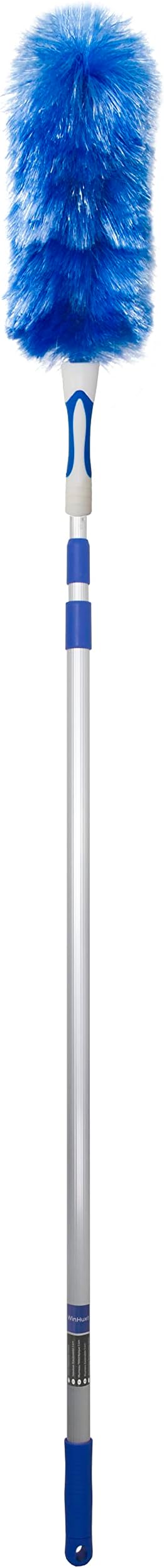 3.47 Metre (136") Extra Long Reach Extendable Duster Telescopic Handle, Bendable and Washable