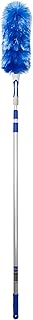 WinHux Feather Duster Extra Long Reach Feather Duster Extendable with Telescopic Handle, Dusters for Cleaning, Dust Cleaner, Long Duster for High Ceilings, Bendable and Washable - 3.47 Metre (136")