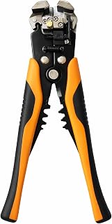 Inditrust 8 Inch Automatic Wire Stripper Plier with Zinc Alloy Body | Multi Function Wire Cutting, Stripping & Crimping Tool for Electricians, Cable Repair & Industrial Use (Yellow)
