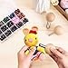 3 Pcs Safety Eye Tool Auxiliary Tools for Attaching Washers and 280 Pcs Plastic Craft Crochet Eyes Doll Eyes and Noses with Washers Set, Safety Eye Tool for DIY Amigurumi Puppet Bear Stuffed Animals