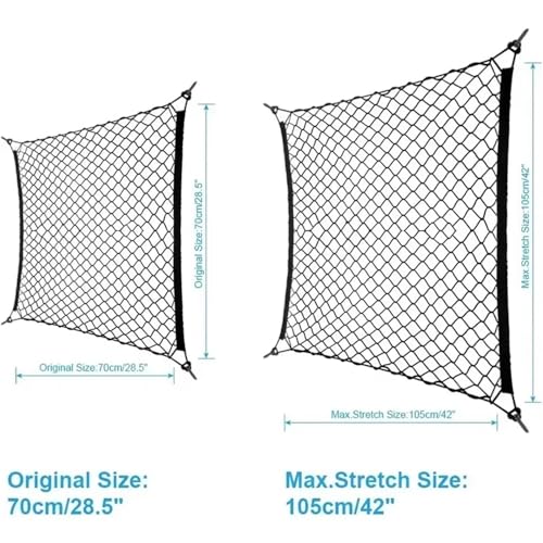 Filet elastique compatible avec Mitsubishi Outlander en maille de nylon superieure - 7