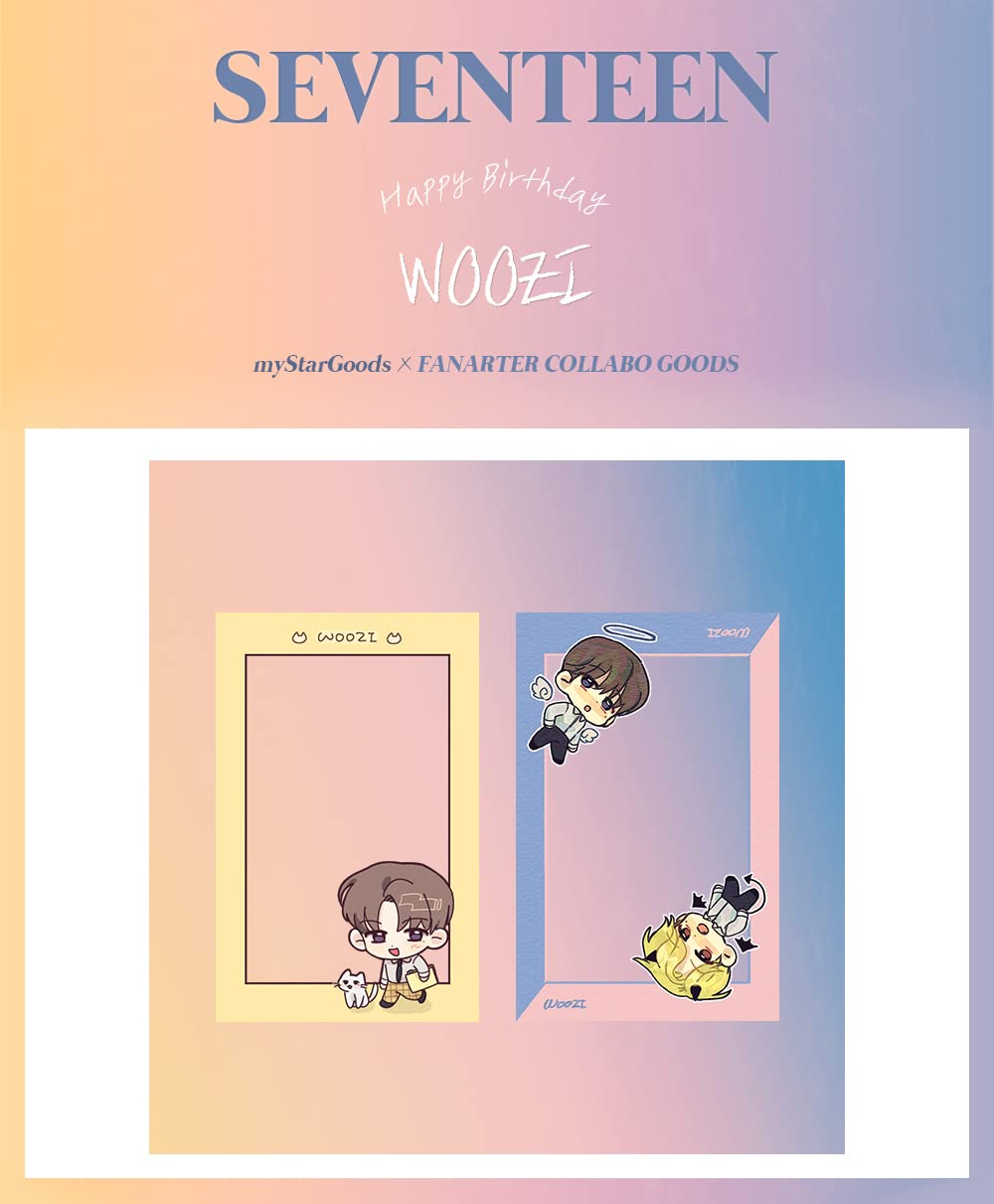 Amazon.com: Seventeen SVT Woozi Photocard Frame Photocard Deco K