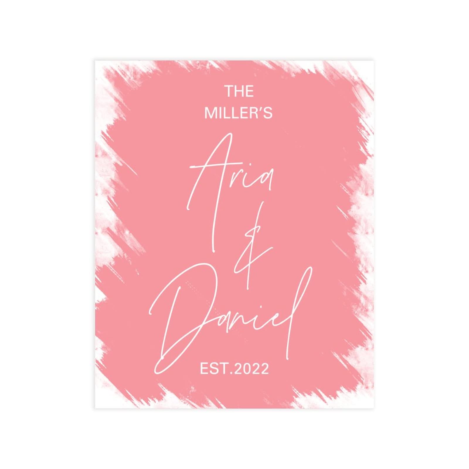 Letrero de boda personalizado personalizado para cualquier fecha, despedida de soltera, decoración rústica de boda, perfecto para despedidas de soltera, bodas, eventos especiales de 20 x 30 pulgadas