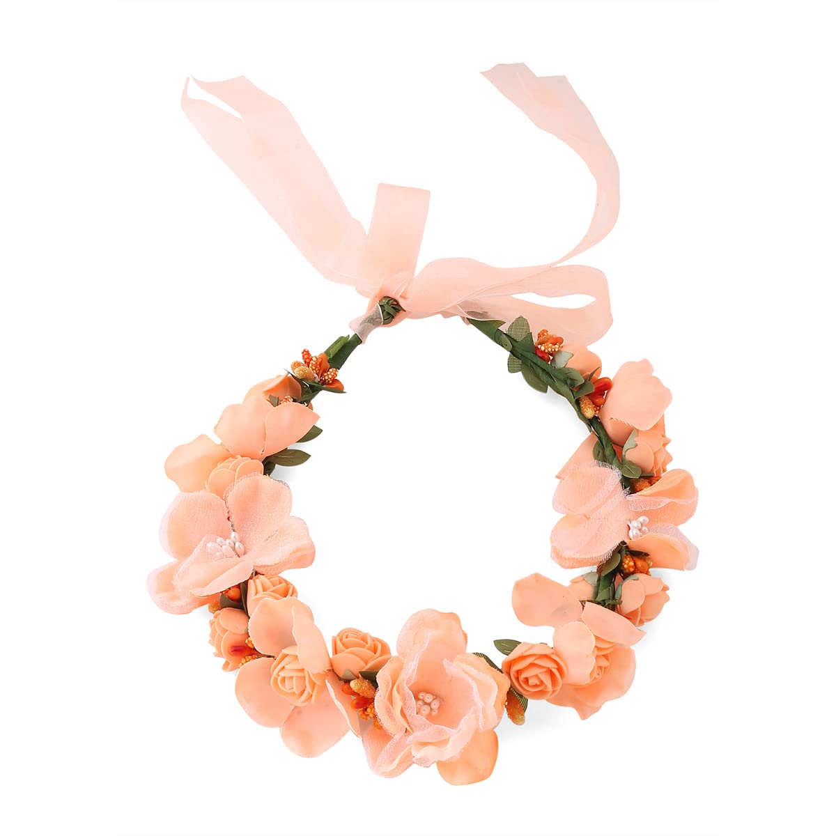 Yellow Chimes Tiara for Women and Girls Floral Hair Vine for Women White Bridal Hair Vine Tiara Headband Hair Accessories Wedding Jewellery for Girls and Women. (Pink-1) (B0B1WH582F) Amazon Price History, Amazon Price Tracker