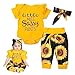 22 Inch Reborn Baby Dolls Clothes Accessories Yellow Leopard Outfits 3 pcs for 22-24 Inch Reborn Toddler Dolls Newborn Dolls Clothes