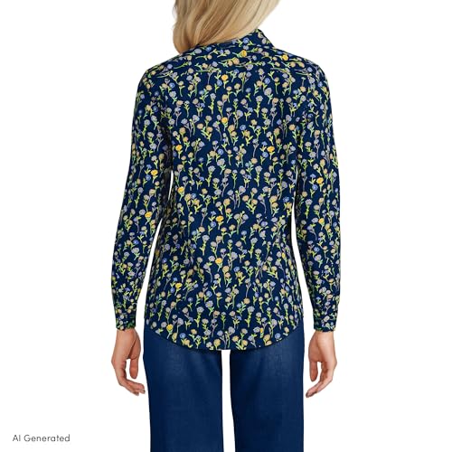 Image of Lands' End Women's Pinwale Cord Long Sleeve Shirt