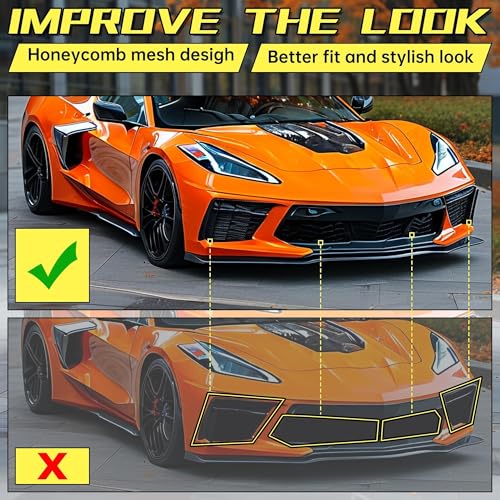 HECASA Grille Mesh Compatible with 2020-2024 Corvette C8 by HECASA - Used condition - Image 5