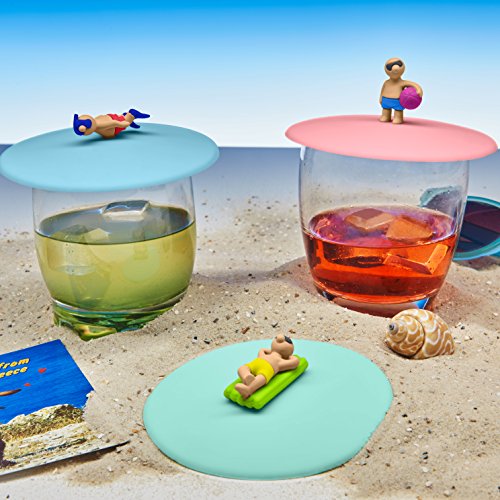 Silikondeckel Lurch 210198 Beach Boys 3er Set