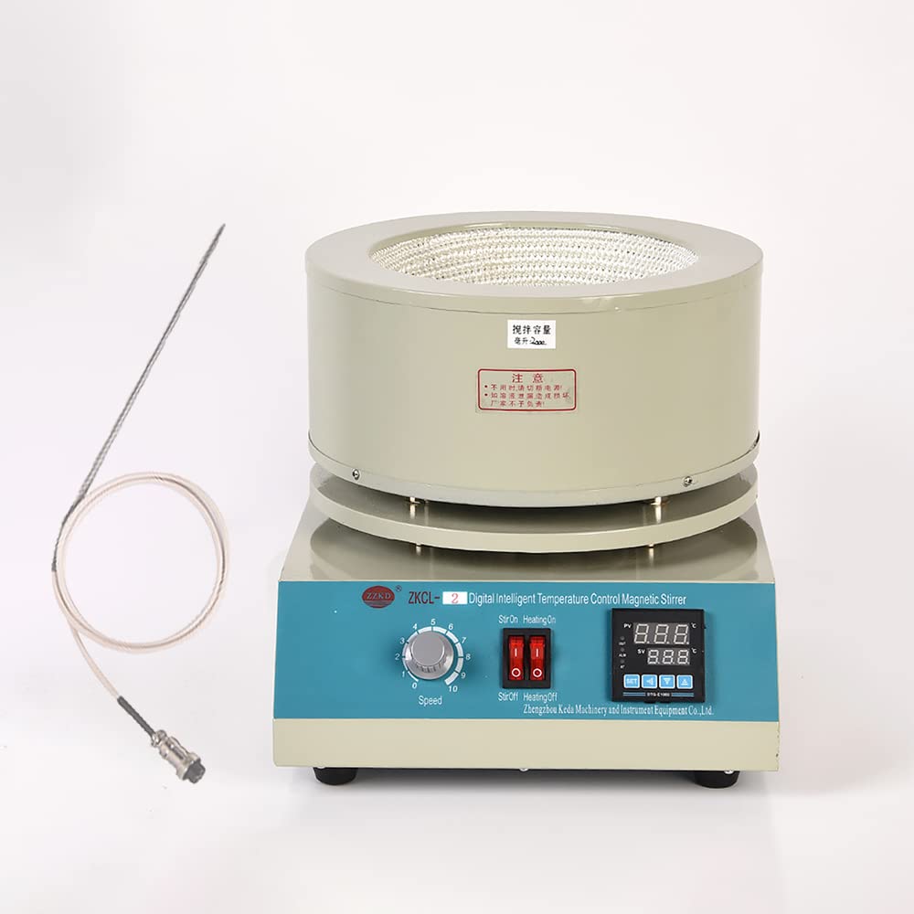 HNZXIB 2L Digital Magnetic Stirring Heating Mantle,110V,450W