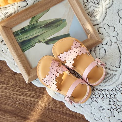 Image of GINFIVE Toddler Girls Sandals Girls Toddler Sandals Little Girls Kids Shoes